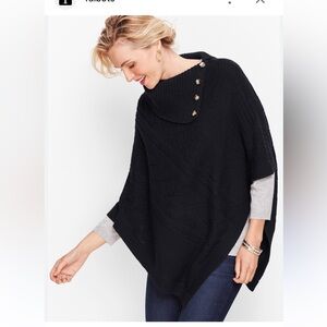 White House Black Market pullover pancho